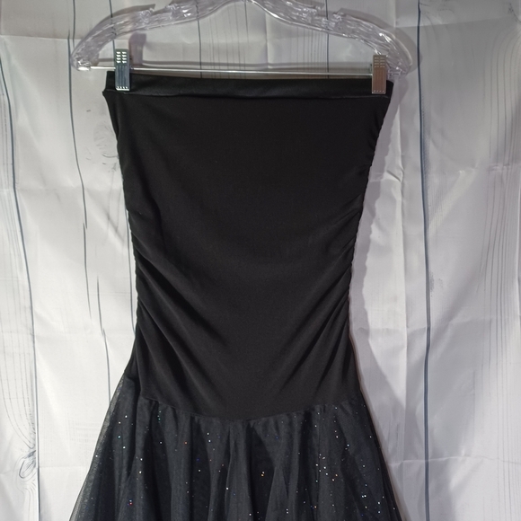 Taboo vintage strapless black dress with Sparkles - Picture 8 of 8